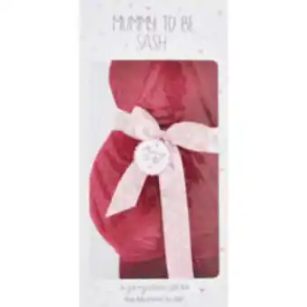 TK Maxx Pink mummy to be ribbon sash offer