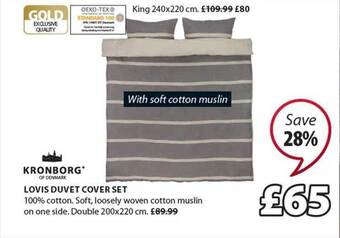 JYSK Lovis duvet cover set offer