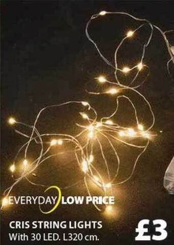 JYSK Cris string lights offer