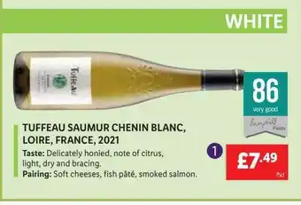 Lidl Tuffeau saumur chenin blanc loire france 2021 offer
