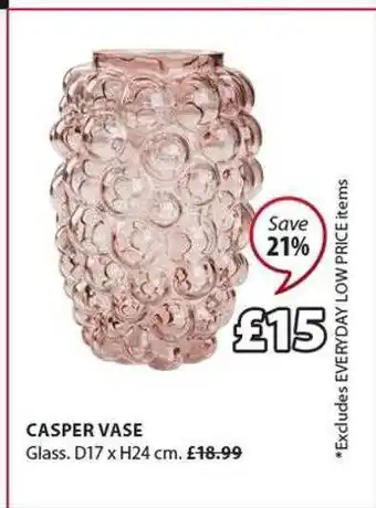 JYSK Casper vase offer