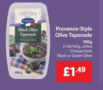 Lidl Provence-style olive tapenade offer