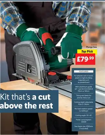 Lidl Plunge saw offer