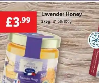 Lidl Lavender honey offer