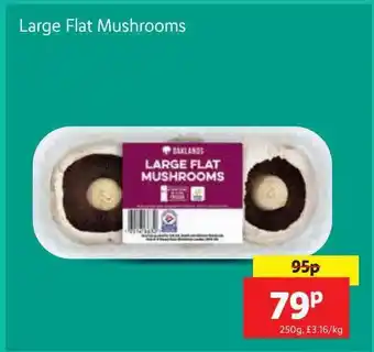Lidl Large flat mushrooms offer