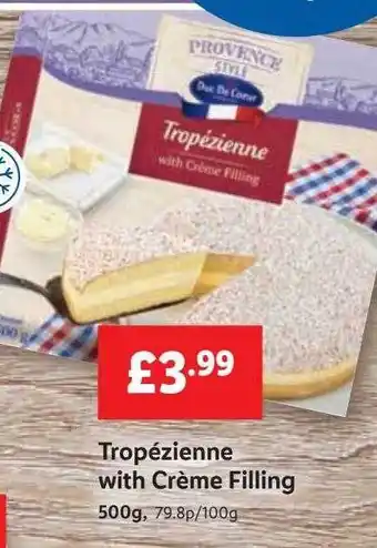Lidl Tropézienne with crème filling offer