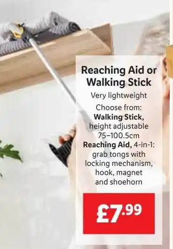 Lidl Reaching aid or walking stick offer