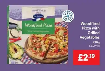 Lidl Woodfired pizza with grilled vegetables offer