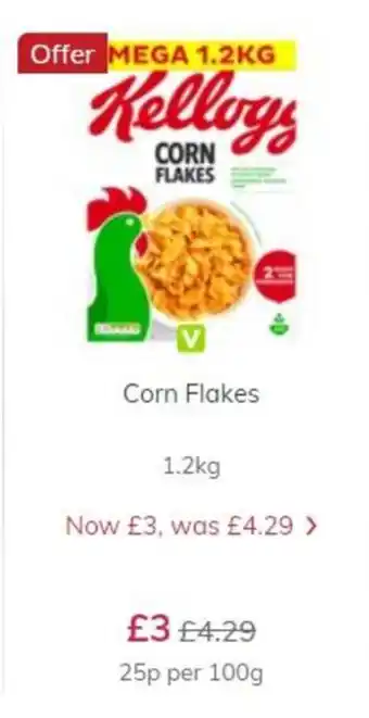 Ocado Corn Flakes 1.2kg offer