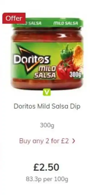 Doritos Mild Salsa Dip 300g