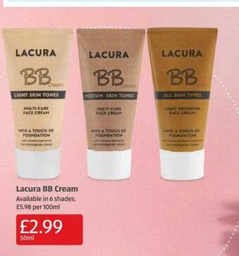Aldi Lacura bb cream offer