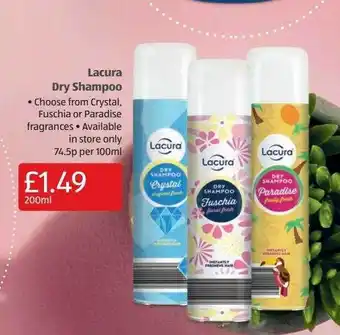 Aldi Lacura dry shampoo offer