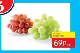Aldi Grapes snack pack offer