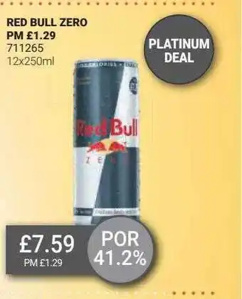 Bestway Red bull zero offer