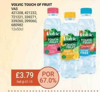 Bestway Volvic touch of fruit offer