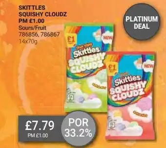 Bestway Skittles squishy cloudz offer
