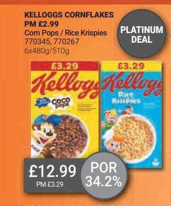 Bestway Kelloggs cornflakes offer