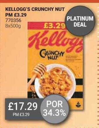 Bestway Kellogg's crunchy nut offer