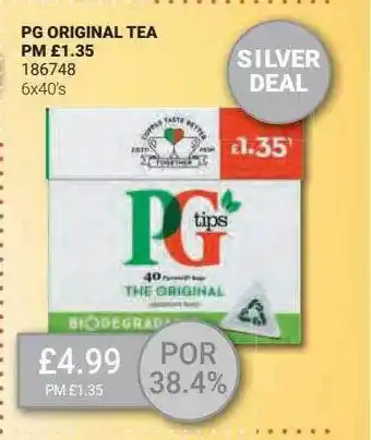 Bestway Pg original tea offer