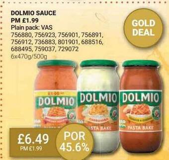 Bestway Dolmio sauce offer