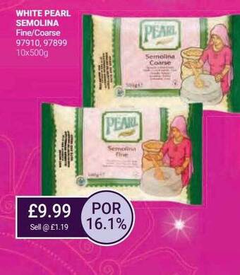 Bestway White pearl semolina offer