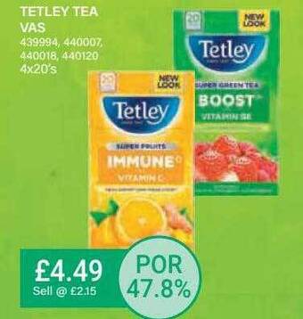 Bestway Tetley tea offer