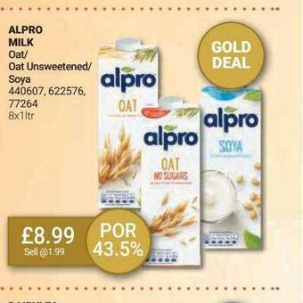 Bestway Alpro milk offer