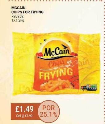Bestway Mccain chips for frying offer