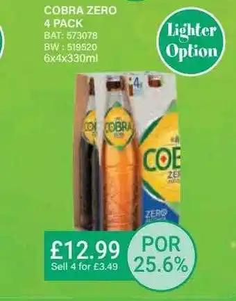 Bestway Cobra zero 4 pack offer