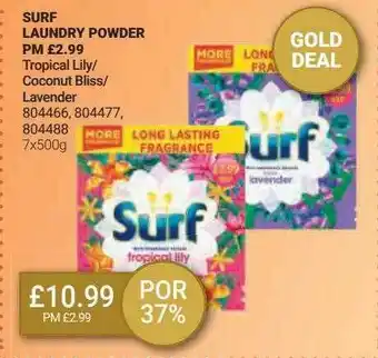 Bestway Surf laundry powder offer