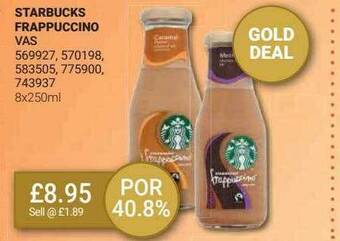 Bestway Starbucks frappuccino offer