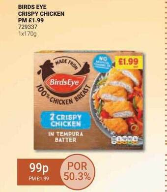 Bestway Birds eye crispy chicken offer