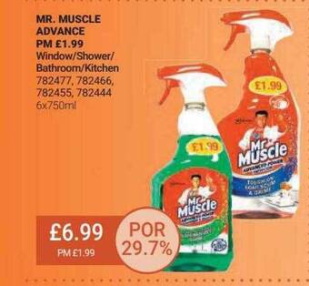 Bestway Mr muscle advance offer