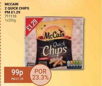 Bestway Mccain 2 quick chips offer