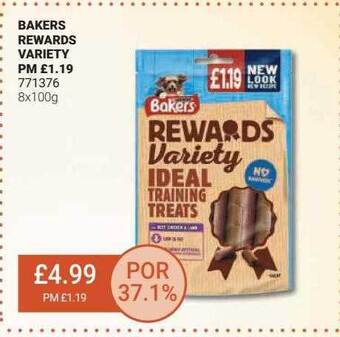 Bestway Bakers rewards variety offer