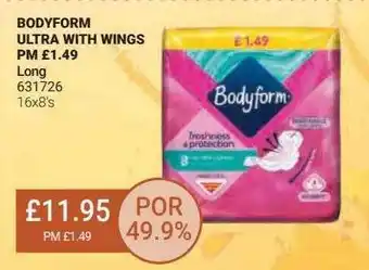 Bestway Bodyform ultra with wings long offer