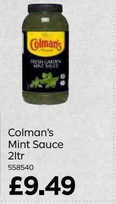 Bestway Colman's mint sauce 2ltr offer