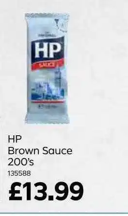 Bestway Hp brown sauce 200's offer