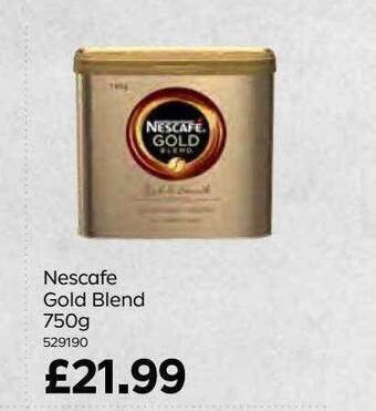 Bestway Nescafé gold blend 750g offer
