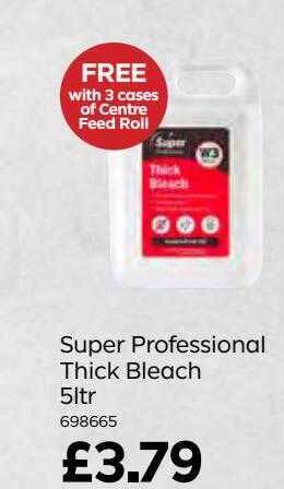 Bestway Super professional thick bleach 5ltr offer