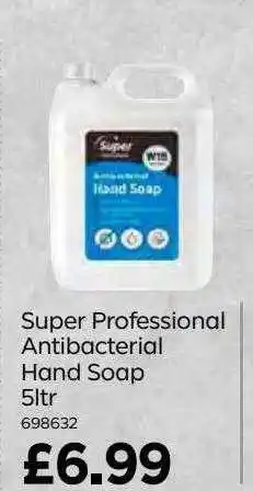 Bestway Super professional antibacterial hand soap 5ltr offer