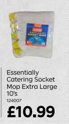 Bestway Essentially catering socket mop extra large 10's offer