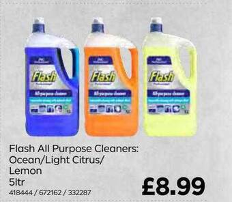 Bestway Flash all purpose cleaners: ocean light citrus lemon 5ltr offer