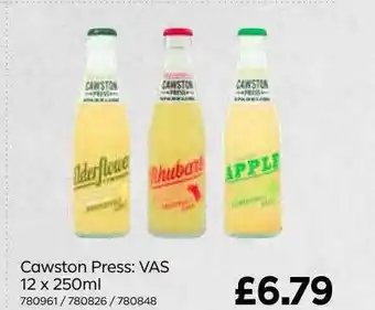Bestway Cawston press: vas 12 x 250ml offer