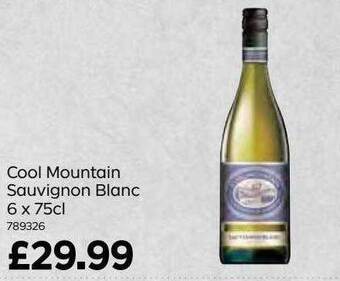 Bestway Cool mountain sauvignon blanc 6 x 75cl offer