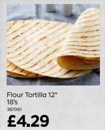 Bestway Flour tortilla 12 offer