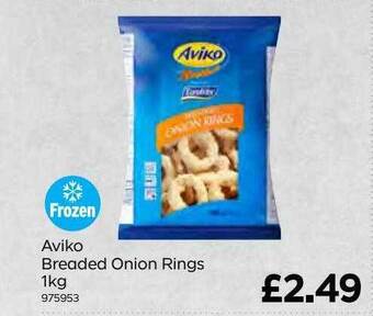 Bestway Aviko breaded onion rings 1kg offer