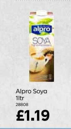 Bestway Alpro soya offer