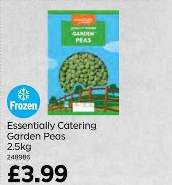 Bestway Essentially catering garden peas 2.5kg offer