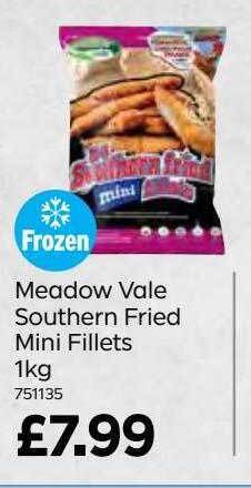 Bestway Meadow vale southern fried mini fillets 1kg offer